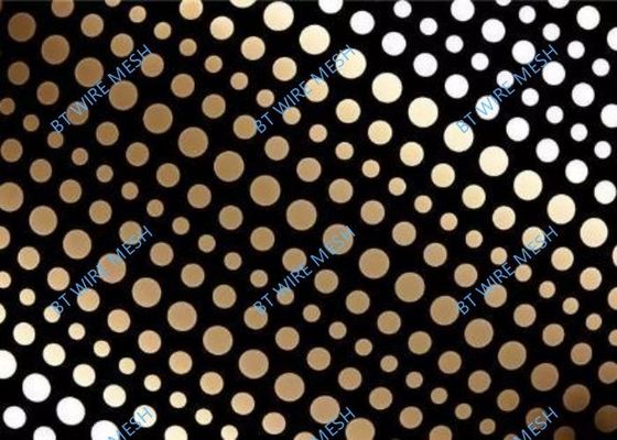 Decorative Pvc Spraying 1-20mm Diameter Hole Metal Perforated Sheet